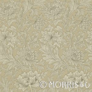 Morris & Co Tapet Chrysanthemum Ivory/gold
