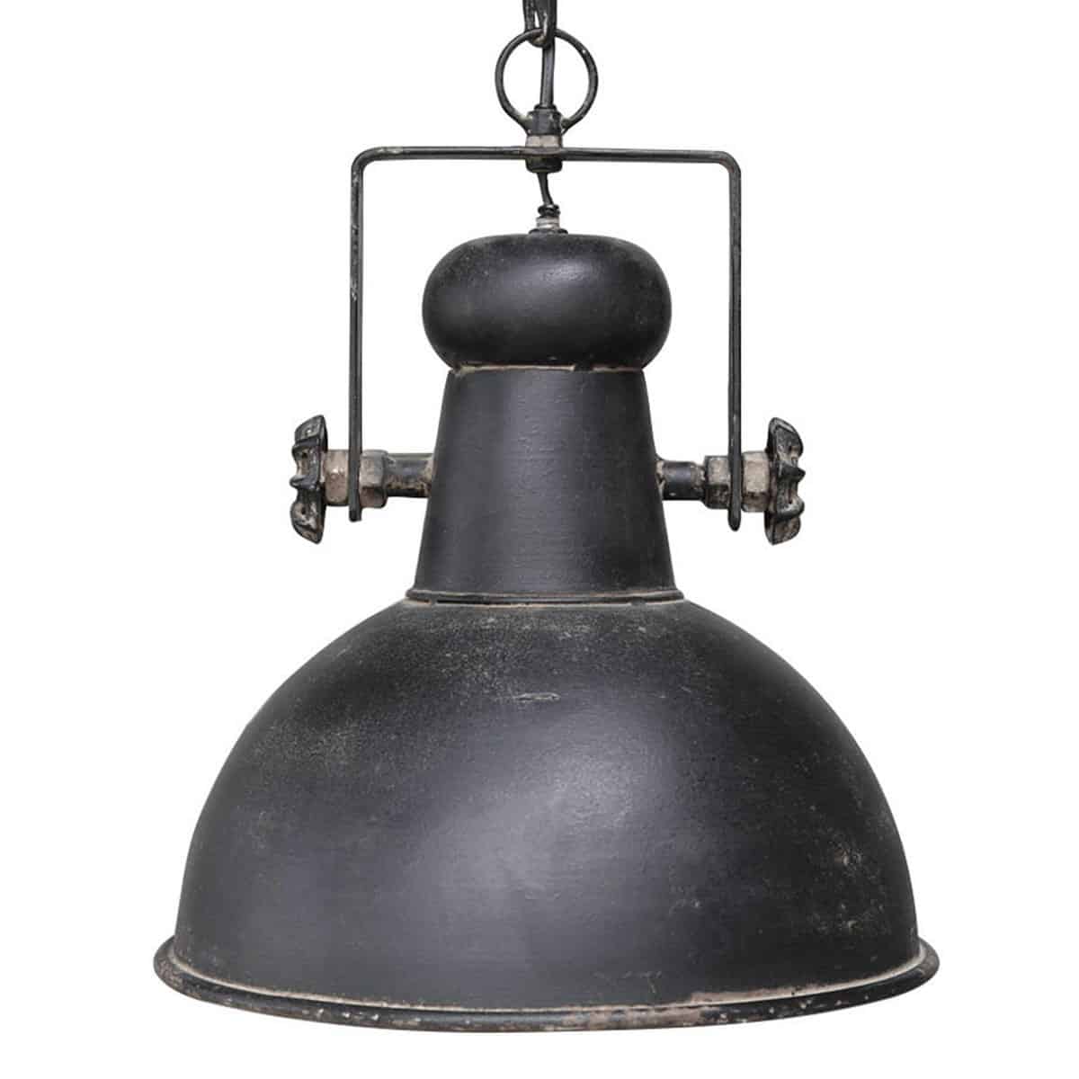 Taklampa / Industrilampa Factory Vintage svart
